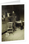 Amedeo Modigliani in his studio, c. 1915 by Anonymous