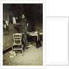 Amedeo Modigliani in his studio, c. 1915 by Anonymous