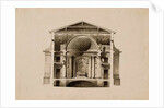Project of the Maltese Chapel at the Vorontsov Palace in Saint Petersburg, 1798-1800 by Anonymous
