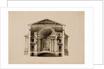 Project of the Maltese Chapel at the Vorontsov Palace in Saint Petersburg, 1798-1800 by Anonymous