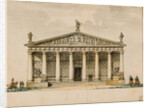 Project of the riding hall for the Imperial Horse Guards in Saint Petersburg, c1744 and 1817 by Anonymous