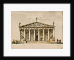 Project of the riding hall for the Imperial Horse Guards in Saint Petersburg, c1744 and 1817 by Anonymous