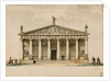 Project of the riding hall for the Imperial Horse Guards in Saint Petersburg, c1744 and 1817 by Anonymous