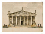 Project of the riding hall for the Imperial Horse Guards in Saint Petersburg, c1744 and 1817 by Anonymous