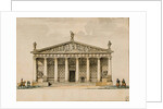Project of the riding hall for the Imperial Horse Guards in Saint Petersburg, c1744 and 1817 by Anonymous