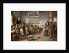 The new pupil, 1854 by Anonymous