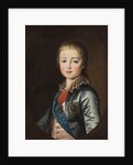 Portrait of Grand Duke Constantine Pavlovich of Russia, End 1780s by Anonymous
