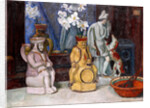 Still life with ceramics and narcissi, 1927 by Anonymous