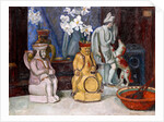 Still life with ceramics and narcissi, 1927 by Anonymous