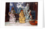 Still life with ceramics and narcissi, 1927 by Anonymous