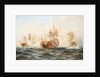 HMS Wachtmeister fighting against the Russian squadron on Juny 4, 1719, 1895 by Anonymous