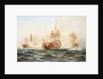 HMS Wachtmeister fighting against the Russian squadron on Juny 4, 1719, 1895 by Anonymous