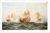 HMS Wachtmeister fighting against the Russian squadron on Juny 4, 1719, 1895 by Anonymous