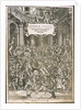 Title page from De humani corporis fabrica by Andreas Vesalius, ca 1543 by Anonymous