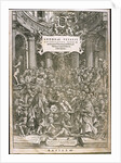Title page from De humani corporis fabrica by Andreas Vesalius, ca 1543 by Anonymous