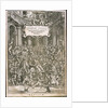 Title page from De humani corporis fabrica by Andreas Vesalius, ca 1543 by Anonymous