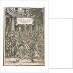 Title page from De humani corporis fabrica by Andreas Vesalius, ca 1543 by Anonymous
