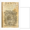Dante Alighieri, 1564 by Anonymous