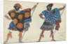 Costume design for the ballet Daphnis et Chloé by M. Ravel, 1913 by Anonymous