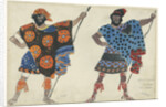 Costume design for the ballet Daphnis et Chloé by M. Ravel, 1913 by Anonymous