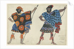 Costume design for the ballet Daphnis et Chloé by M. Ravel, 1913 by Anonymous