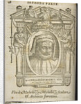 Michelozzo di Bartolomeo Michelozzi. From: Giorgio Vasari, The Lives of the Most Excellent Italian P by Anonymous