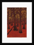 La Foret au sol rouge, 1891 by Anonymous