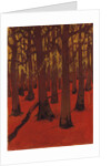 La Foret au sol rouge, 1891 by Anonymous