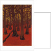 La Foret au sol rouge, 1891 by Anonymous