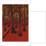 La Foret au sol rouge, 1891 by Anonymous