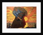 Linda Carrying a Rock, 1917 by Anonymous