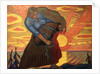 Linda Carrying a Rock, 1917 by Anonymous