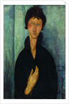 Woman with blue eyes Augen (Femme aux yeux bleus), c. 1918 by Anonymous
