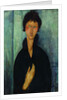 Woman with blue eyes Augen (Femme aux yeux bleus), c. 1918 by Anonymous