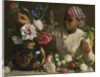 The negress with peonies, 1870 by Anonymous