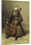 Monk with a Cello, 1874 by Anonymous