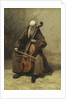 Monk with a Cello, 1874 by Anonymous