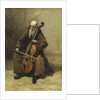 Monk with a Cello, 1874 by Anonymous