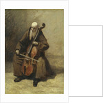 Monk with a Cello, 1874 by Anonymous