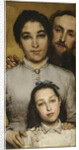Portrait of Aimé-Jules Dalou, His Wife and Daughter, 1876 by Anonymous
