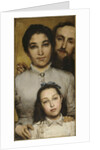 Portrait of Aimé-Jules Dalou, His Wife and Daughter, 1876 by Anonymous