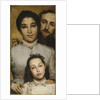 Portrait of Aimé-Jules Dalou, His Wife and Daughter, 1876 by Anonymous