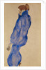 Woman in the blue dress, 1911 by Anonymous