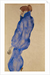 Woman in the blue dress, 1911 by Anonymous