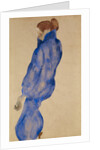 Woman in the blue dress, 1911 by Anonymous