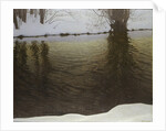 Winter Evening by a River, 1907 by Anonymous