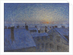 Sunrise over the Rooftops. Motif from Stockholm, 1903 by Anonymous