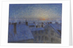 Sunrise over the Rooftops. Motif from Stockholm, 1903 by Anonymous
