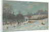 Route de Louveciennes, effet de neige, 1874 by Anonymous