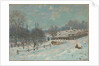 Route de Louveciennes, effet de neige, 1874 by Anonymous